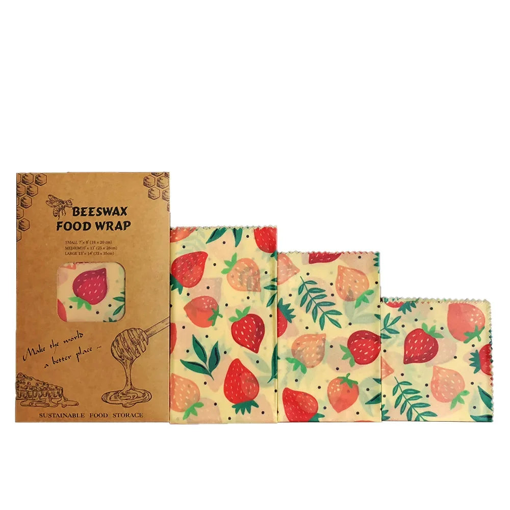 Organic Beeswax Wraps (3 Pack)
