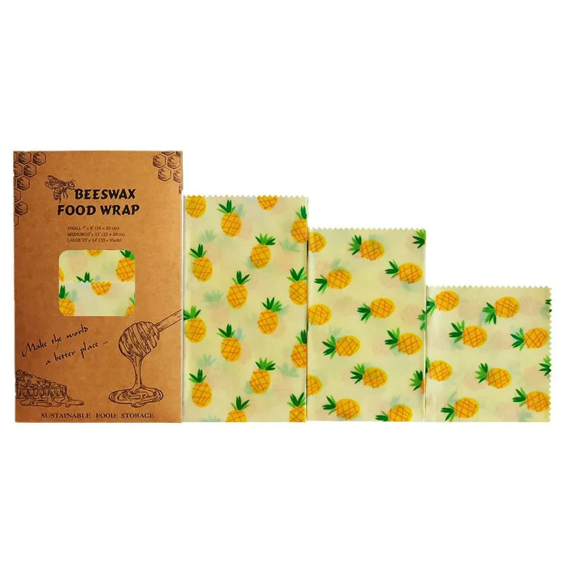 Organic Beeswax Wraps (3 Pack)