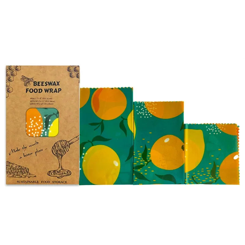 Organic Beeswax Wraps (3 Pack)
